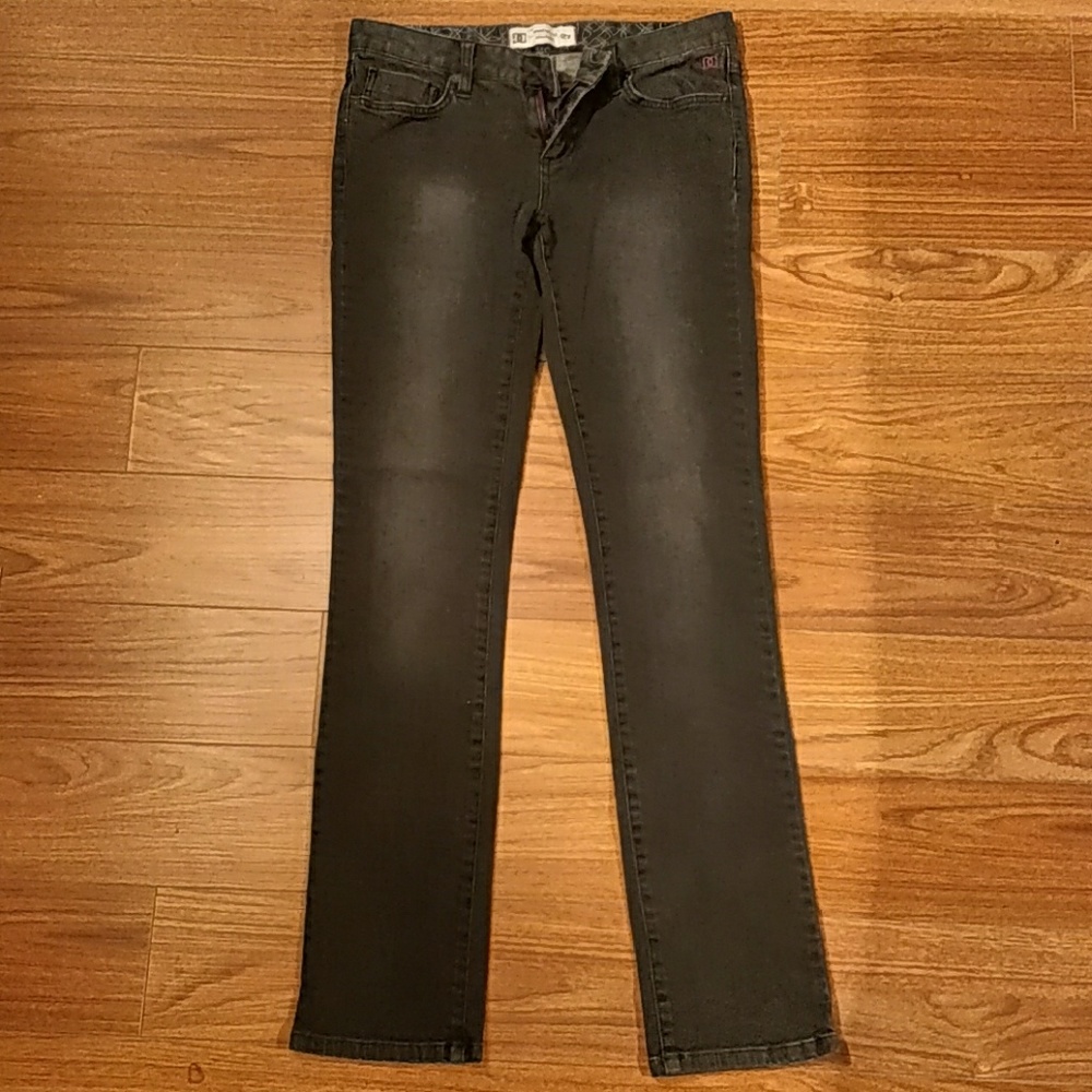 Dc straight leg jeans dark gray